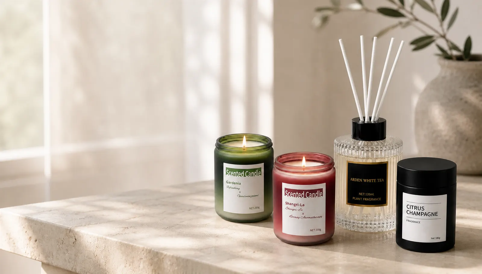 Private label home fragrance products for OEM and ODM manufacturing